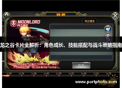 龙之谷卡片全解析：角色成长、技能搭配与战斗策略指南